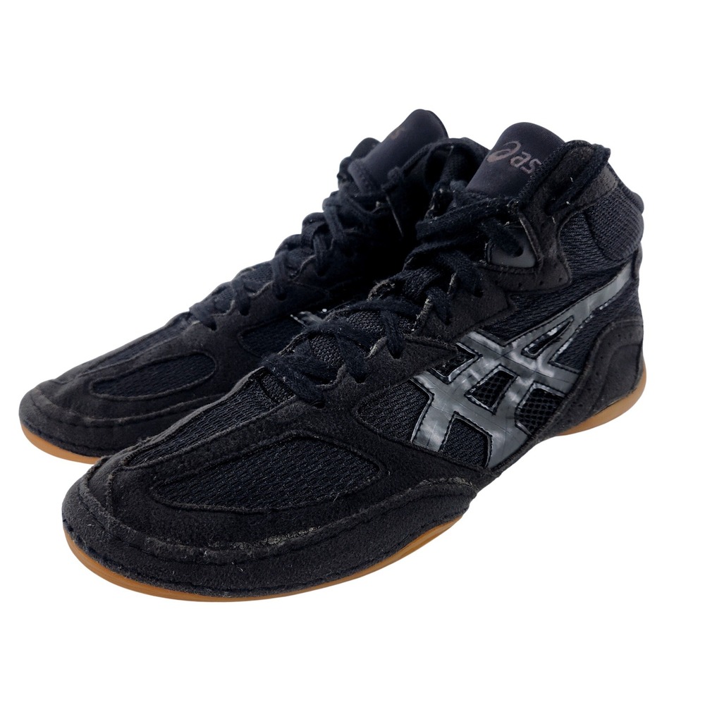 Asics Matflex 4 Wrestling Shoes Mens 9.5 Black Gum J306N Combat Sports